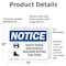 Signmission 10 in Height, 14 in Width, Vinyl Decal, Rectangle OS-2PACK-NS-D-1014-L-18215 - alternate 2